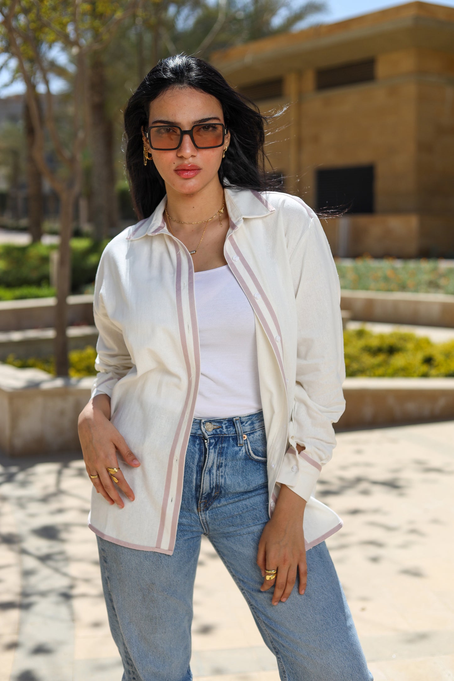 Lavender Linen Shirt