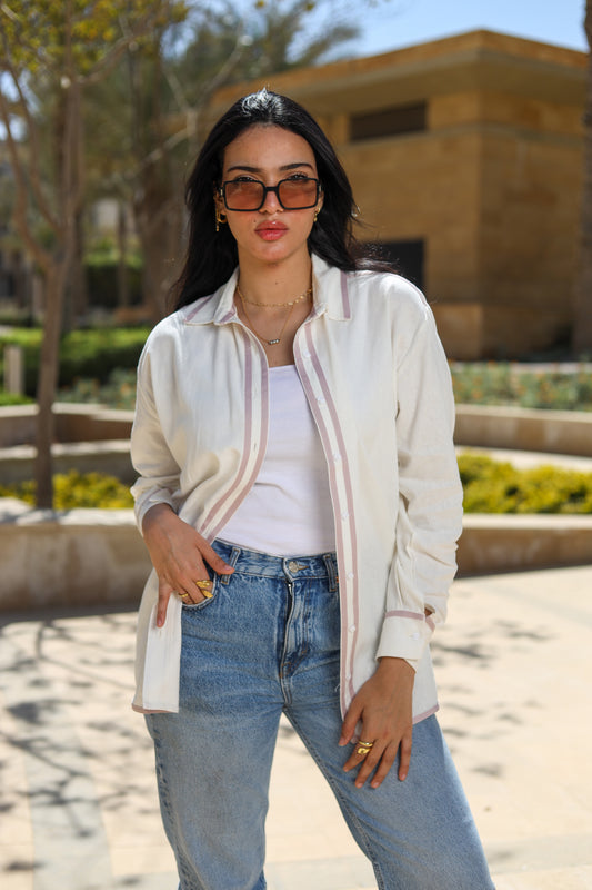 Lavender Linen Shirt