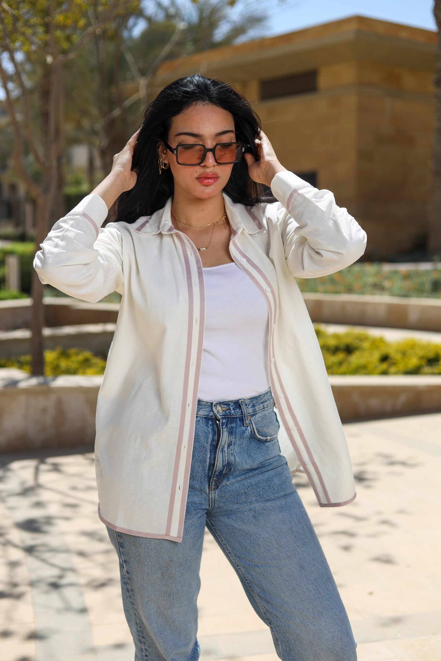 Lavender Linen Shirt