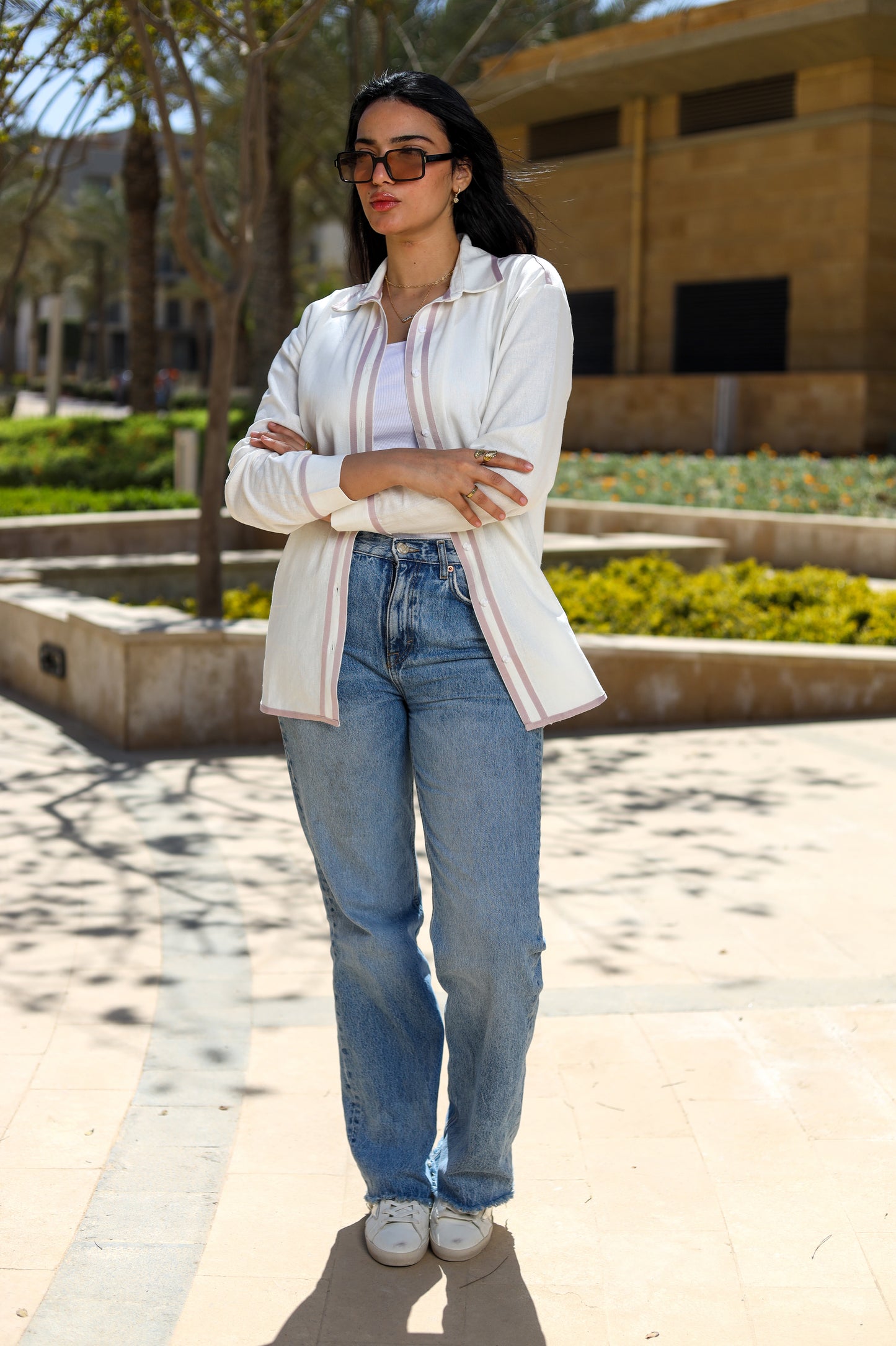 Lavender Linen Shirt