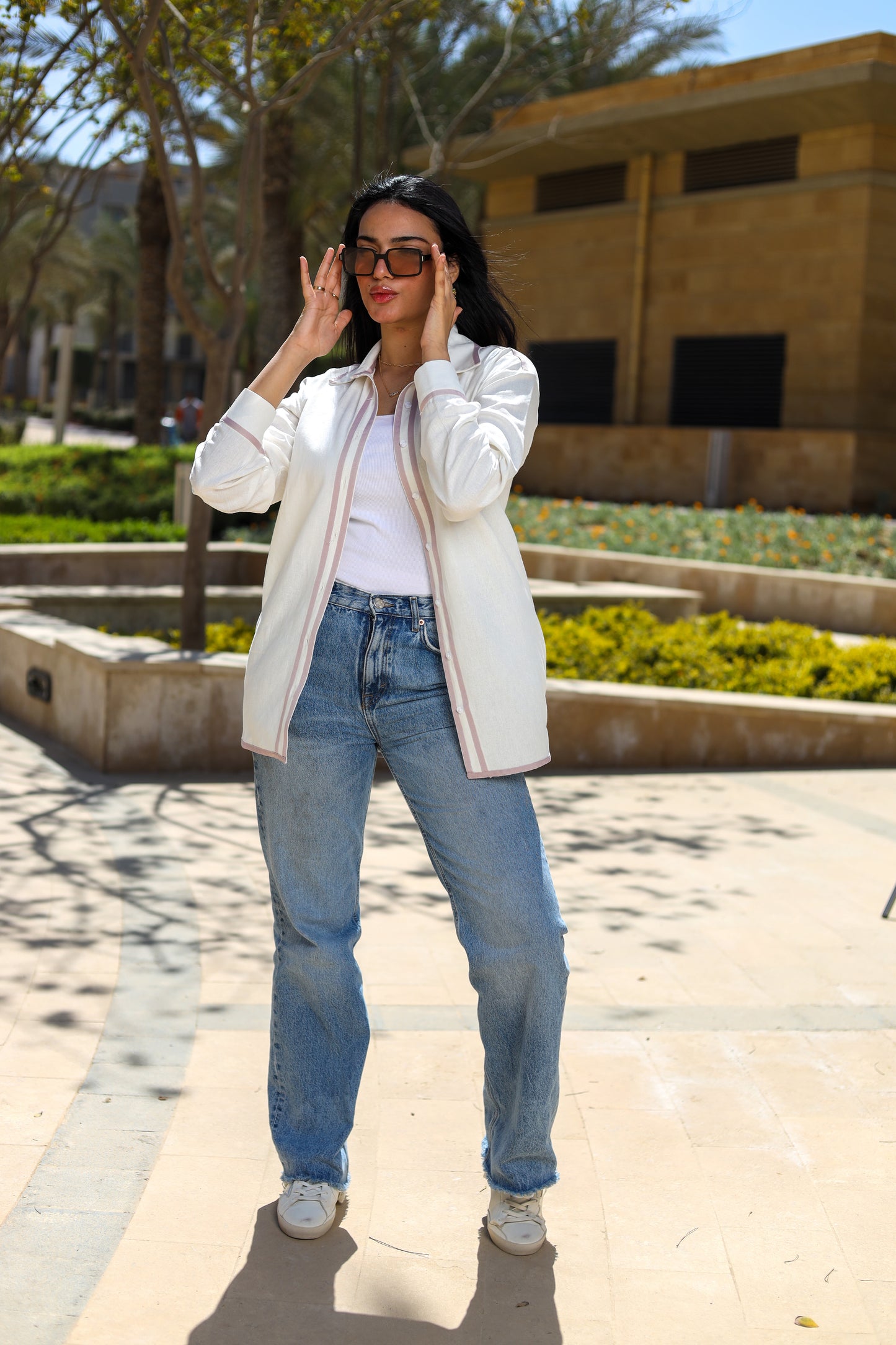 Lavender Linen Shirt