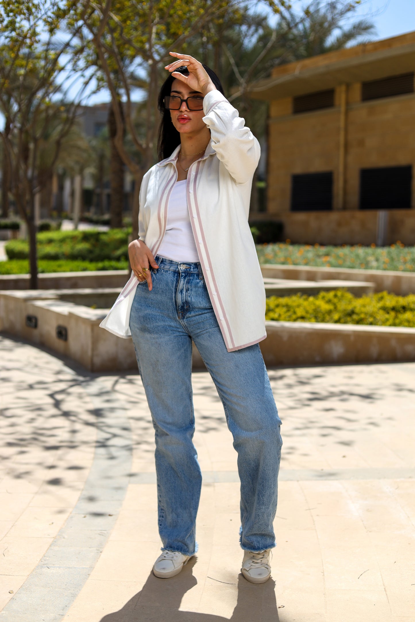 Lavender Linen Shirt