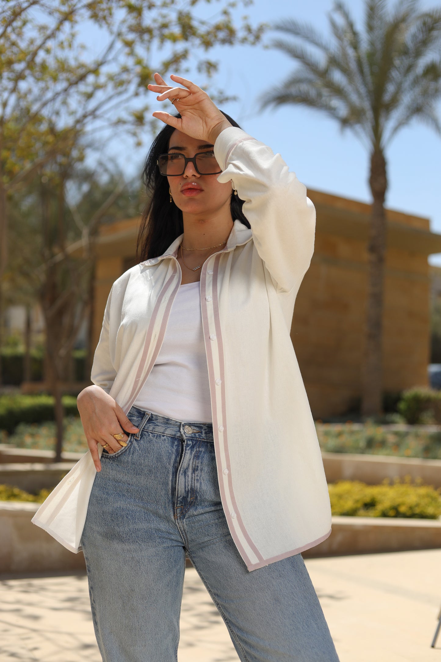 Lavender Linen Shirt