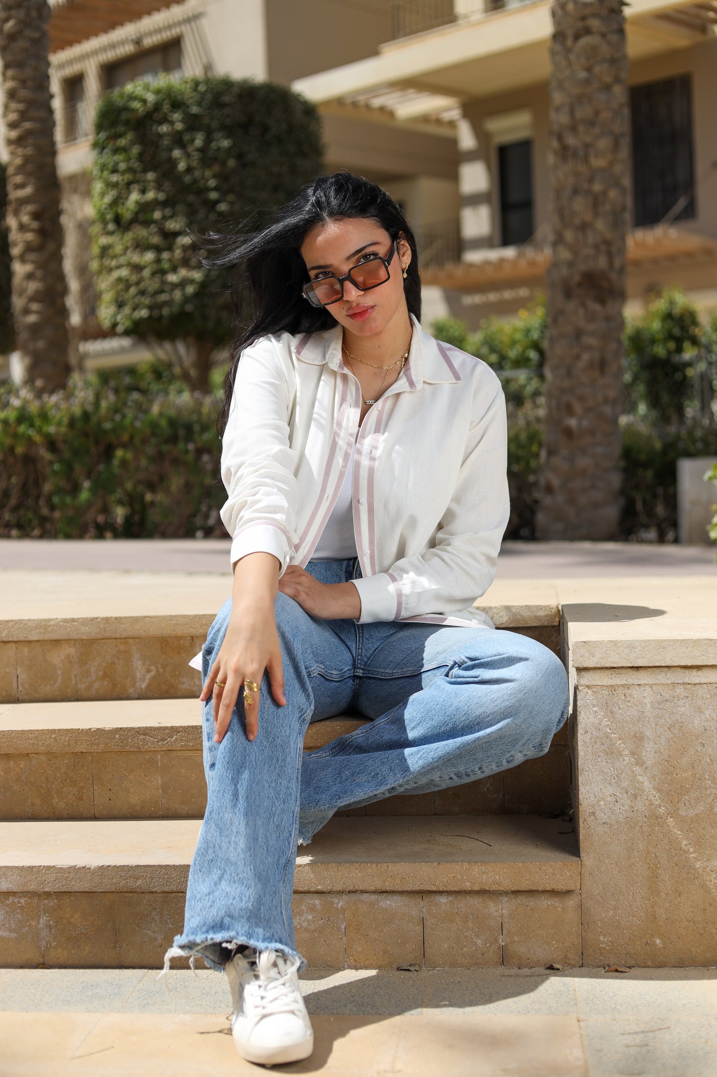 Lavender Linen Shirt