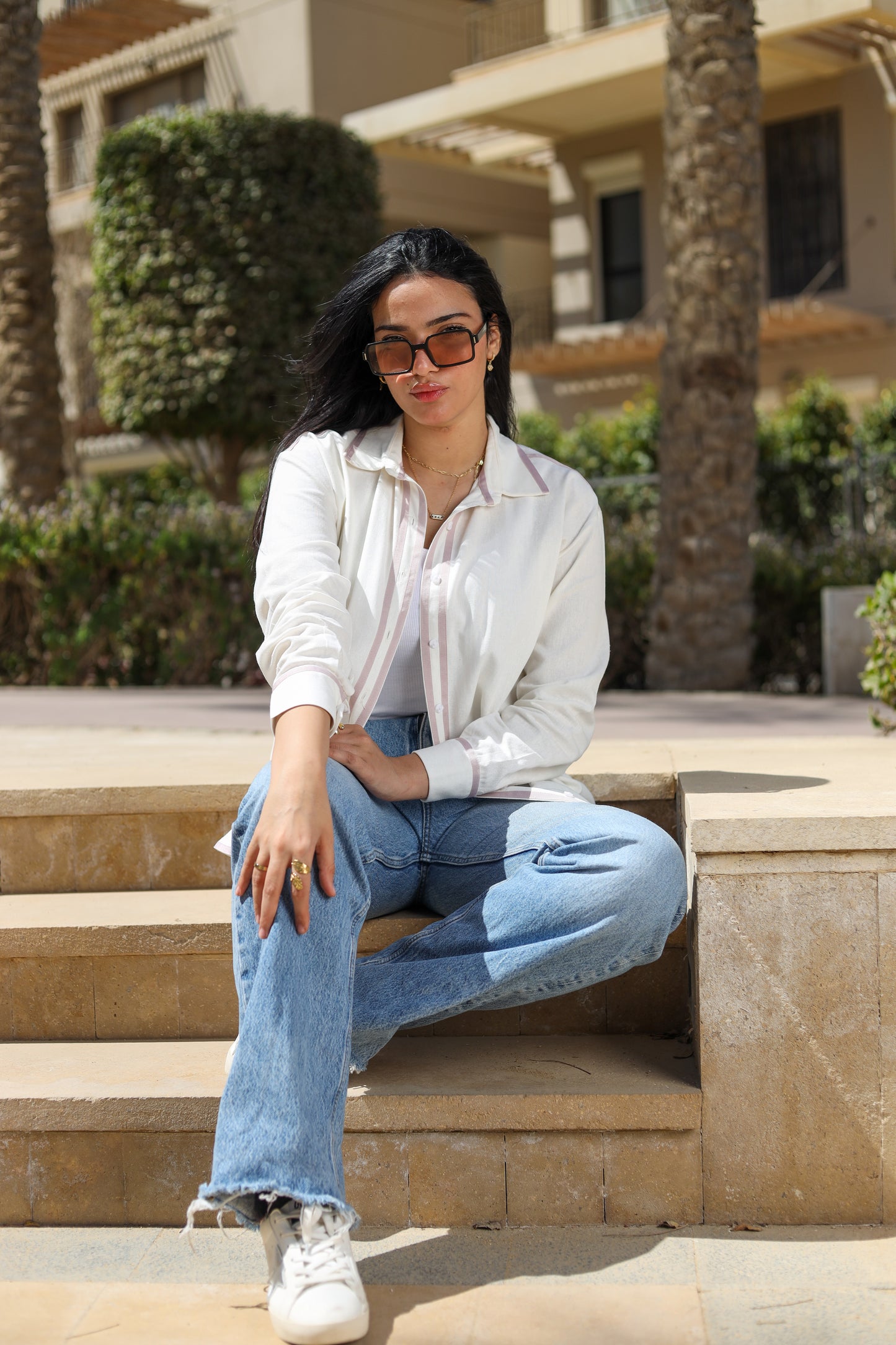 Lavender Linen Shirt