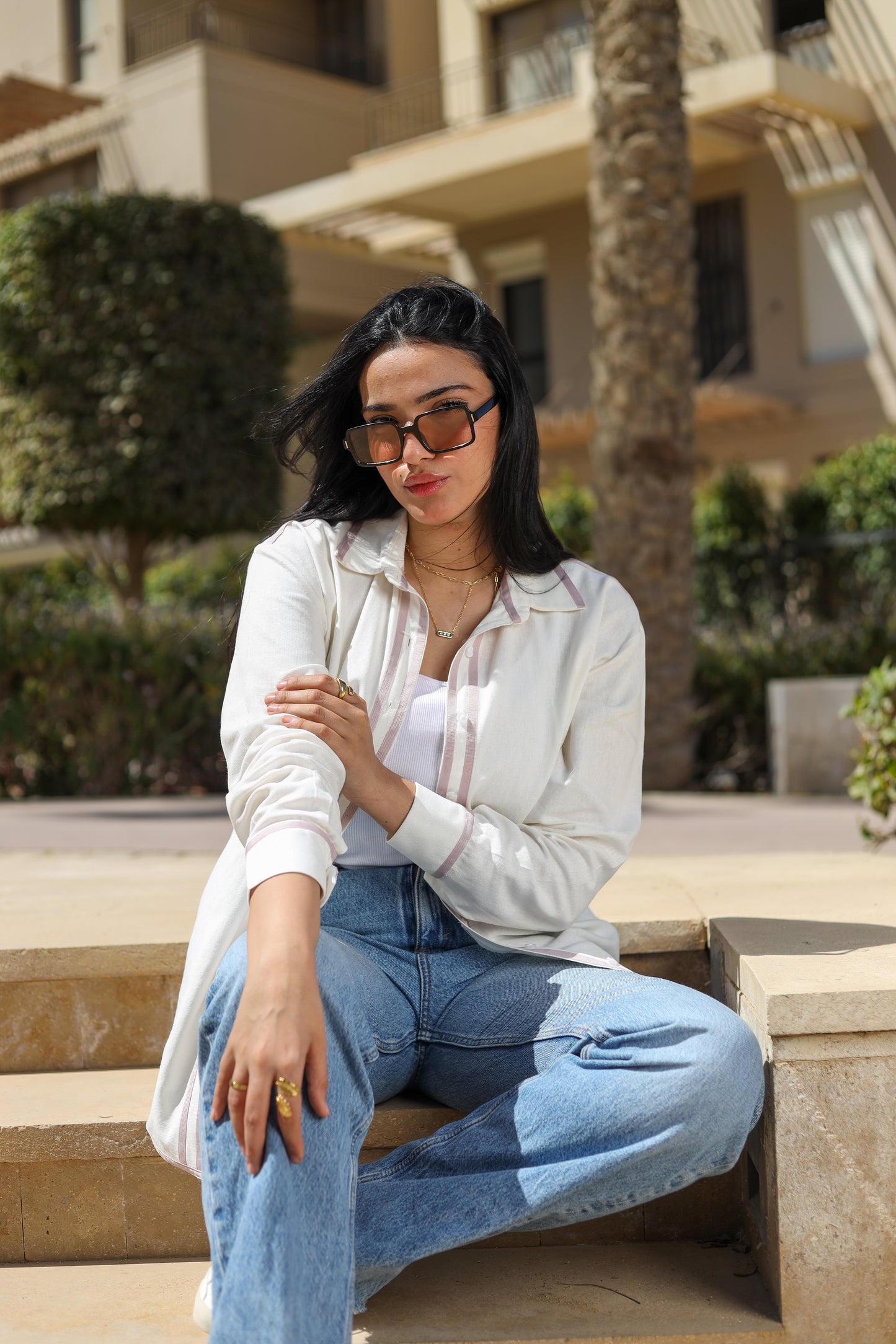 Lavender Linen Shirt