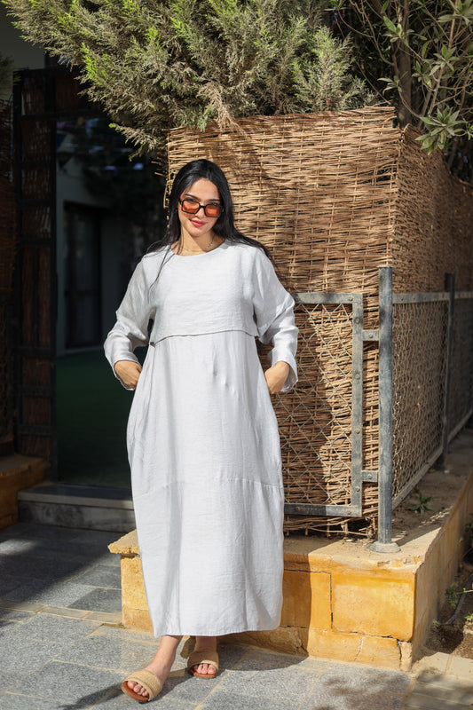 Dove Gray Blush Serenity Dress