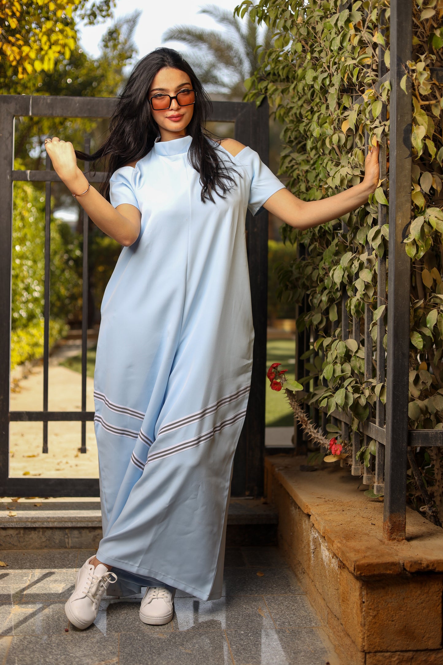 Pastel blue Flow Motion Jumpsuit