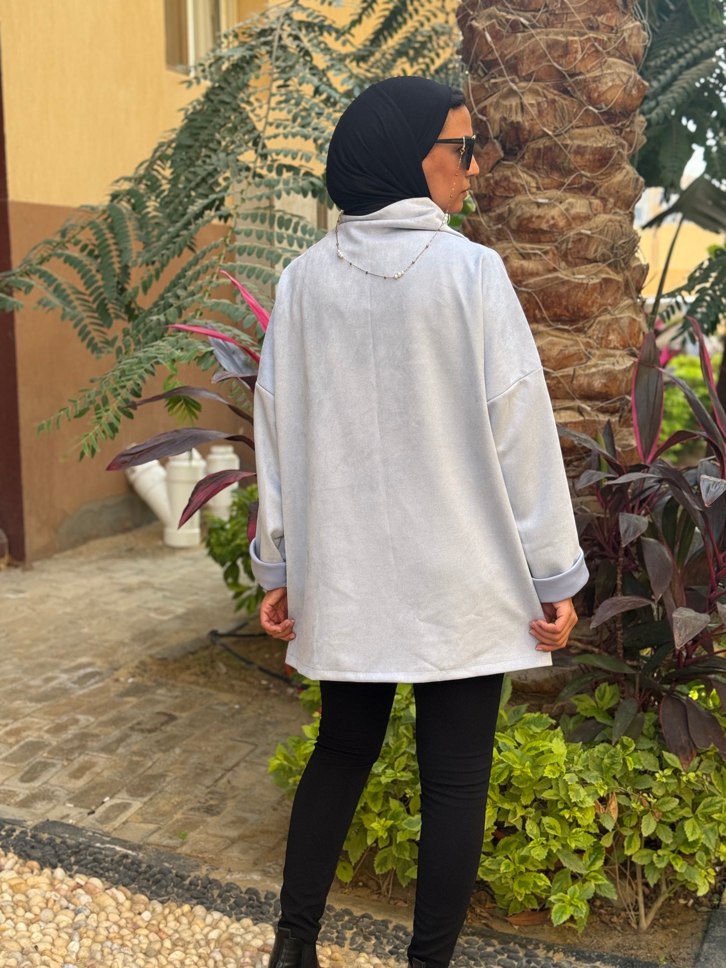Drape Turtleneck Top