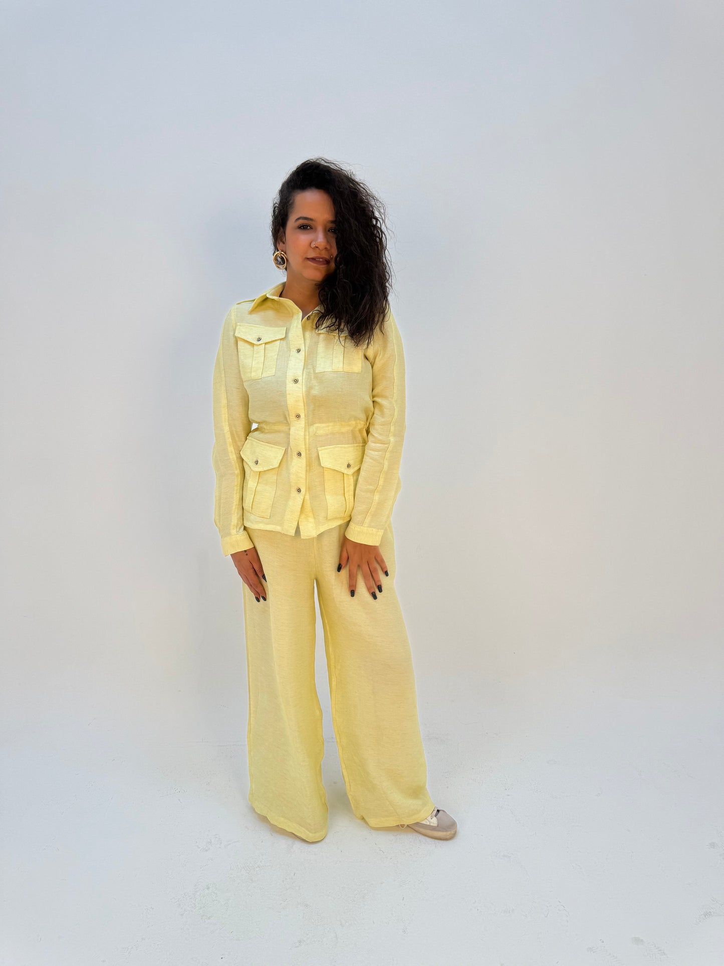 Buttery Yellow Linen Grace