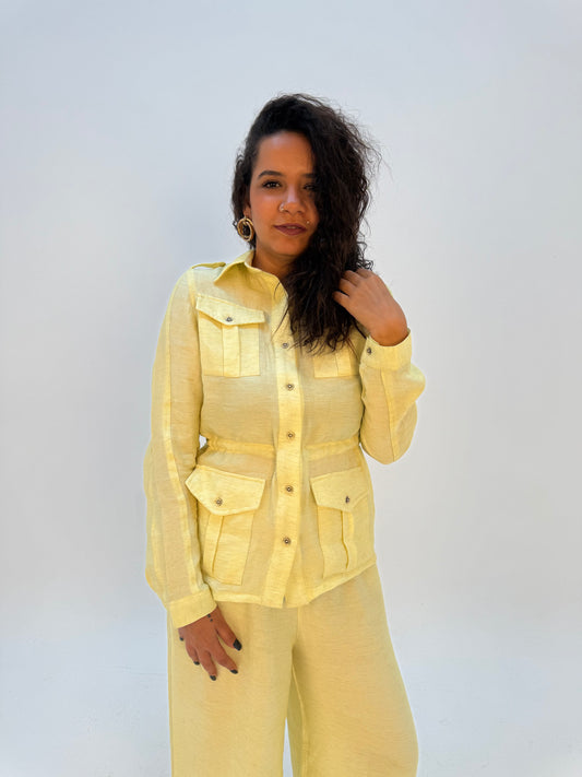 Buttery Yellow Linen Grace