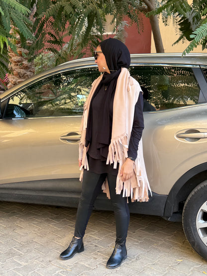 “Fringe Edge Fall Cape”