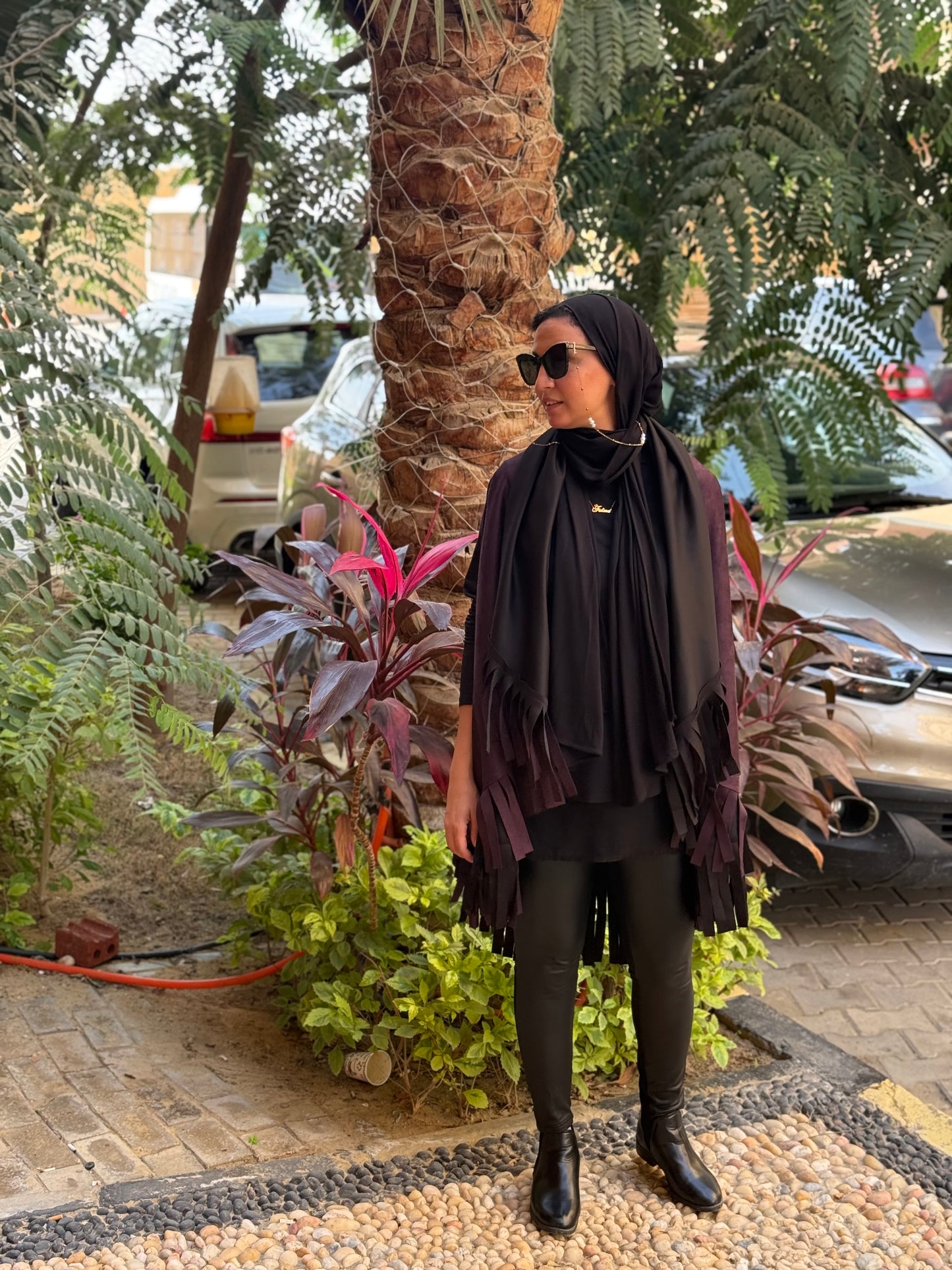 “Fringe Edge Fall Cape”