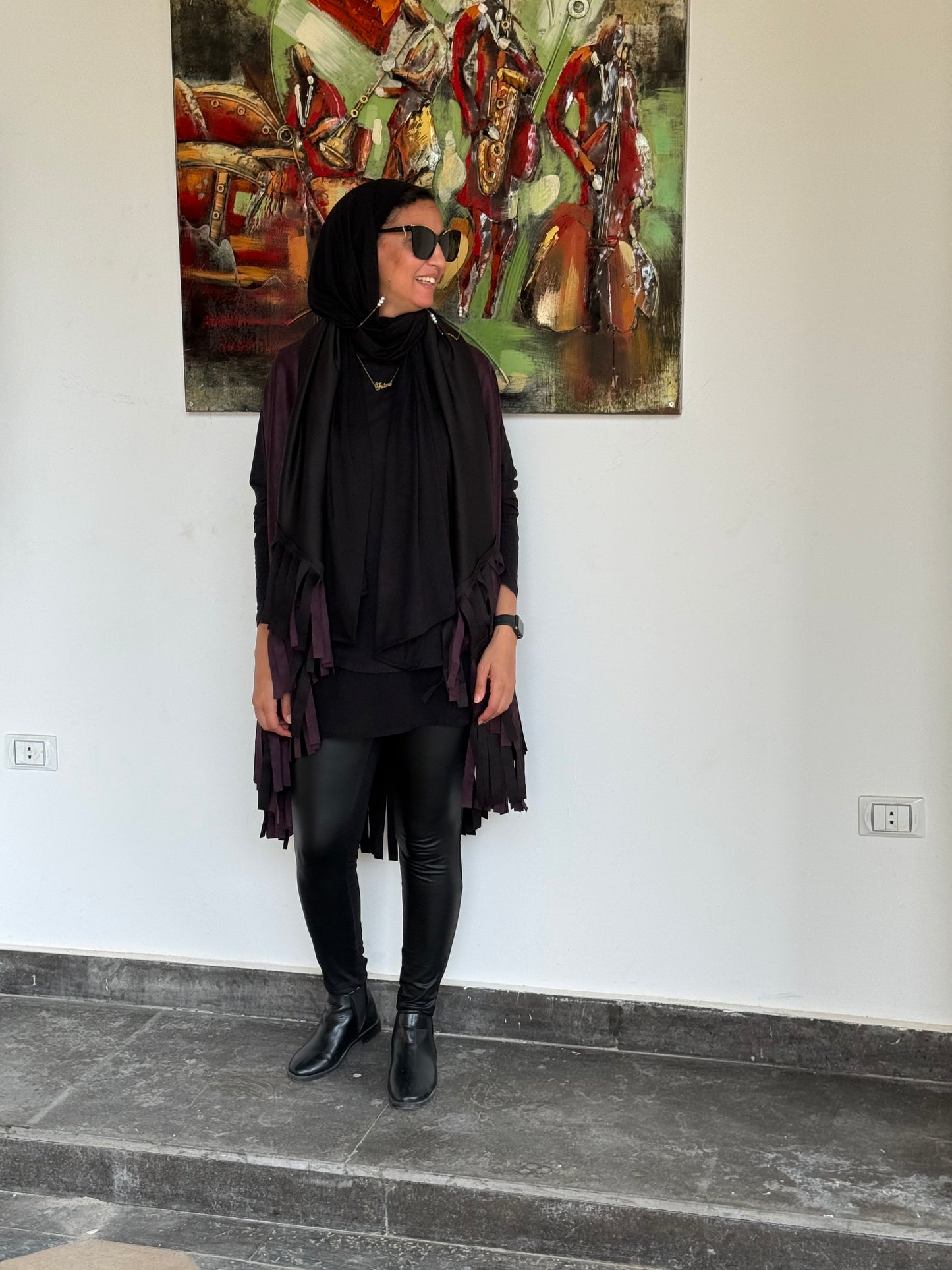 “Fringe Edge Fall Cape”