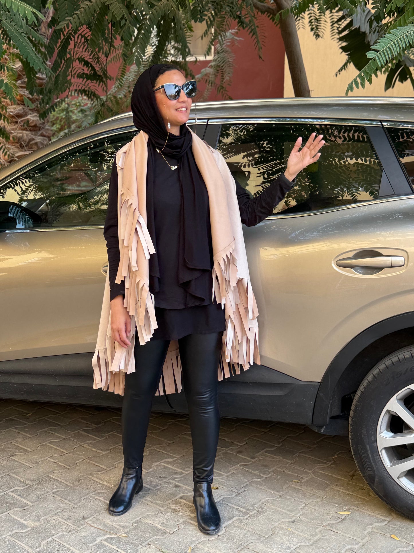 “Fringe Edge Fall Cape”