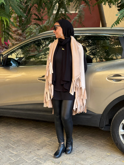 “Fringe Edge Fall Cape”