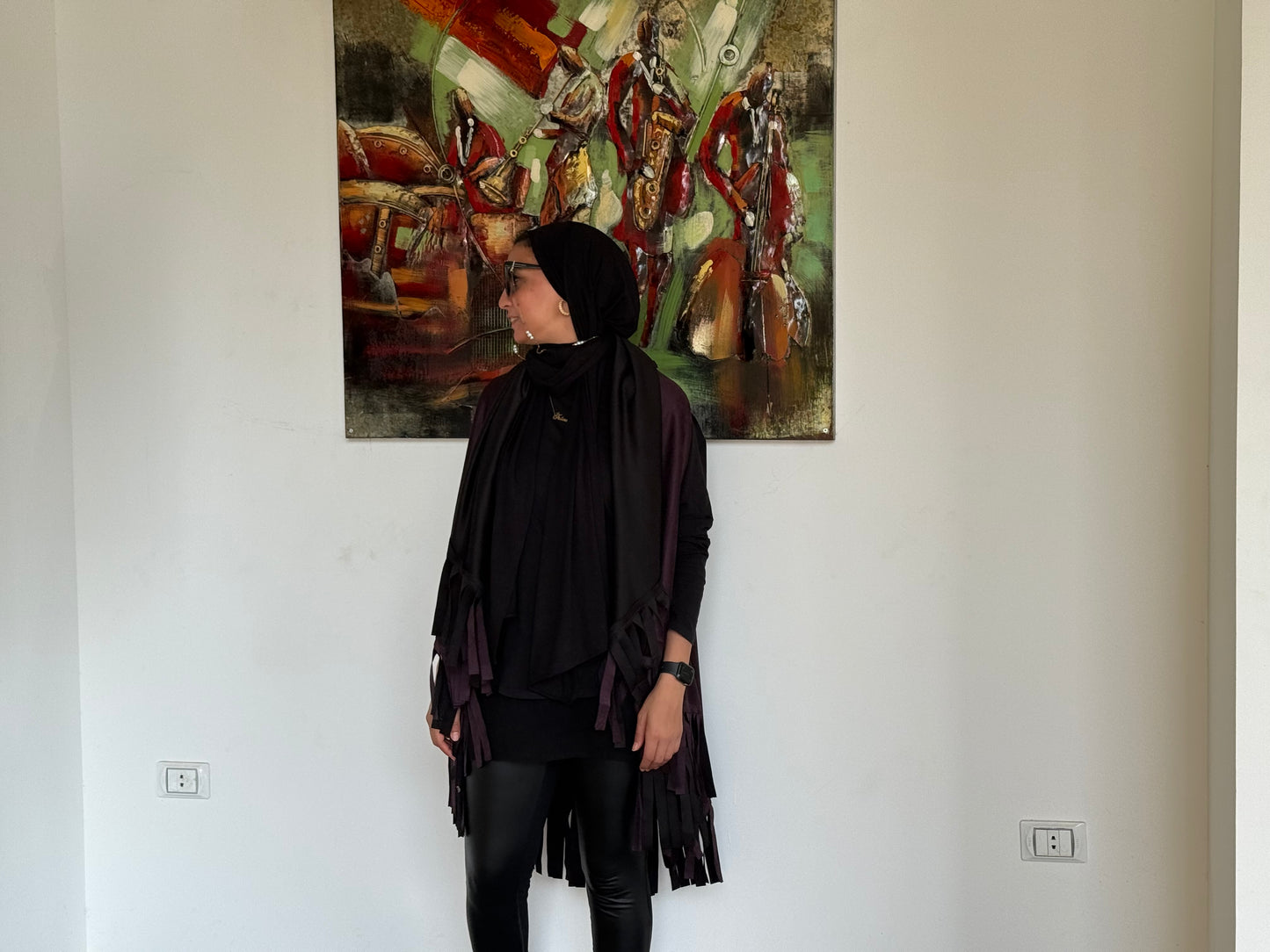 “Fringe Edge Fall Cape”