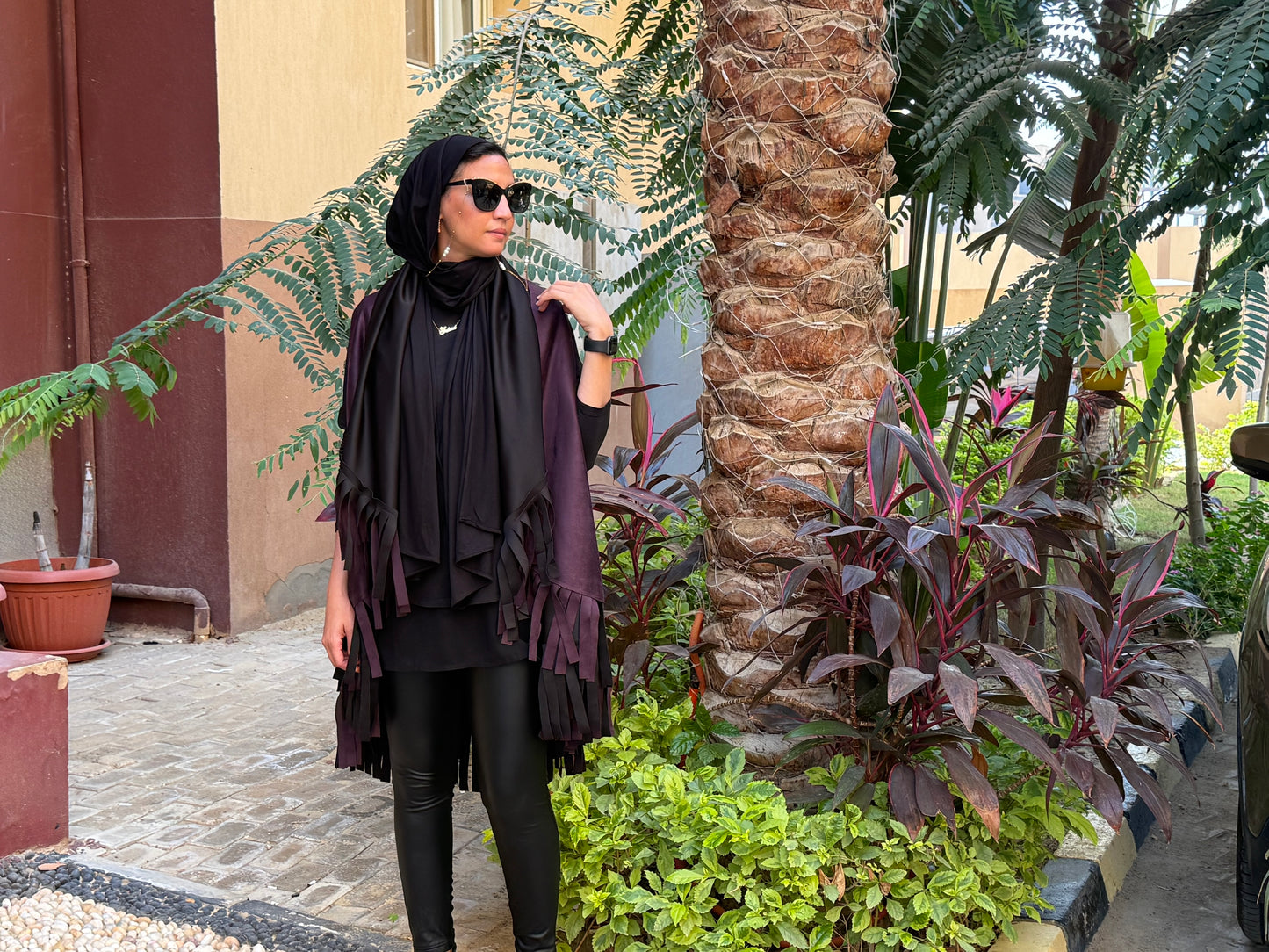 “Fringe Edge Fall Cape”