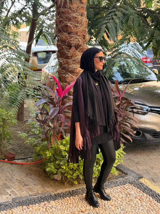 “Fringe Edge Fall Cape”