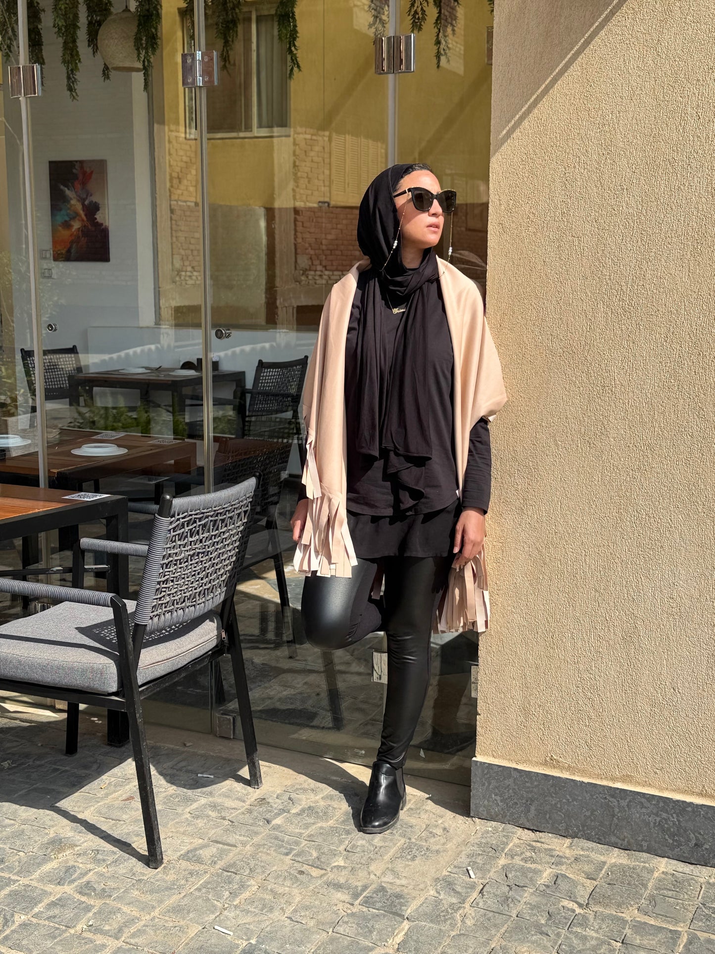 “Fringe Edge Fall Cape”