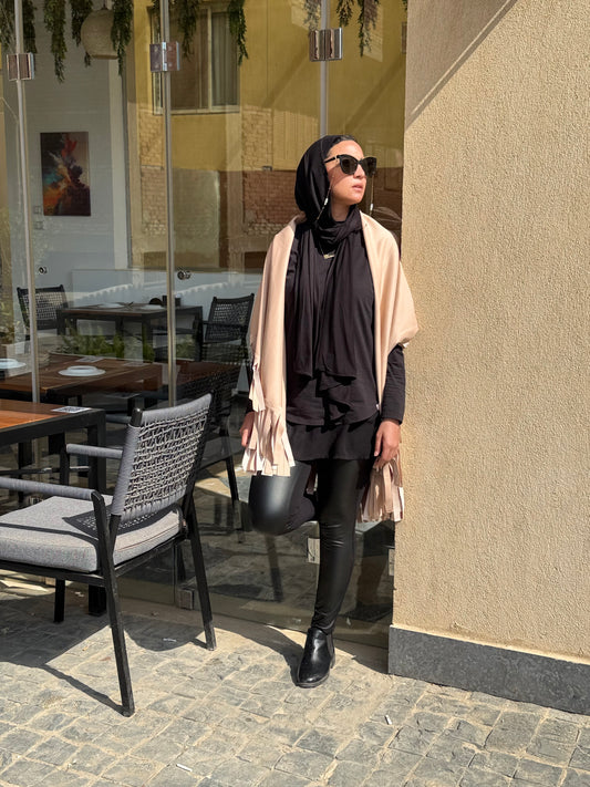 “Fringe Edge Fall Cape”