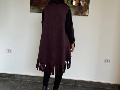 “Fringe Edge Fall Cape”