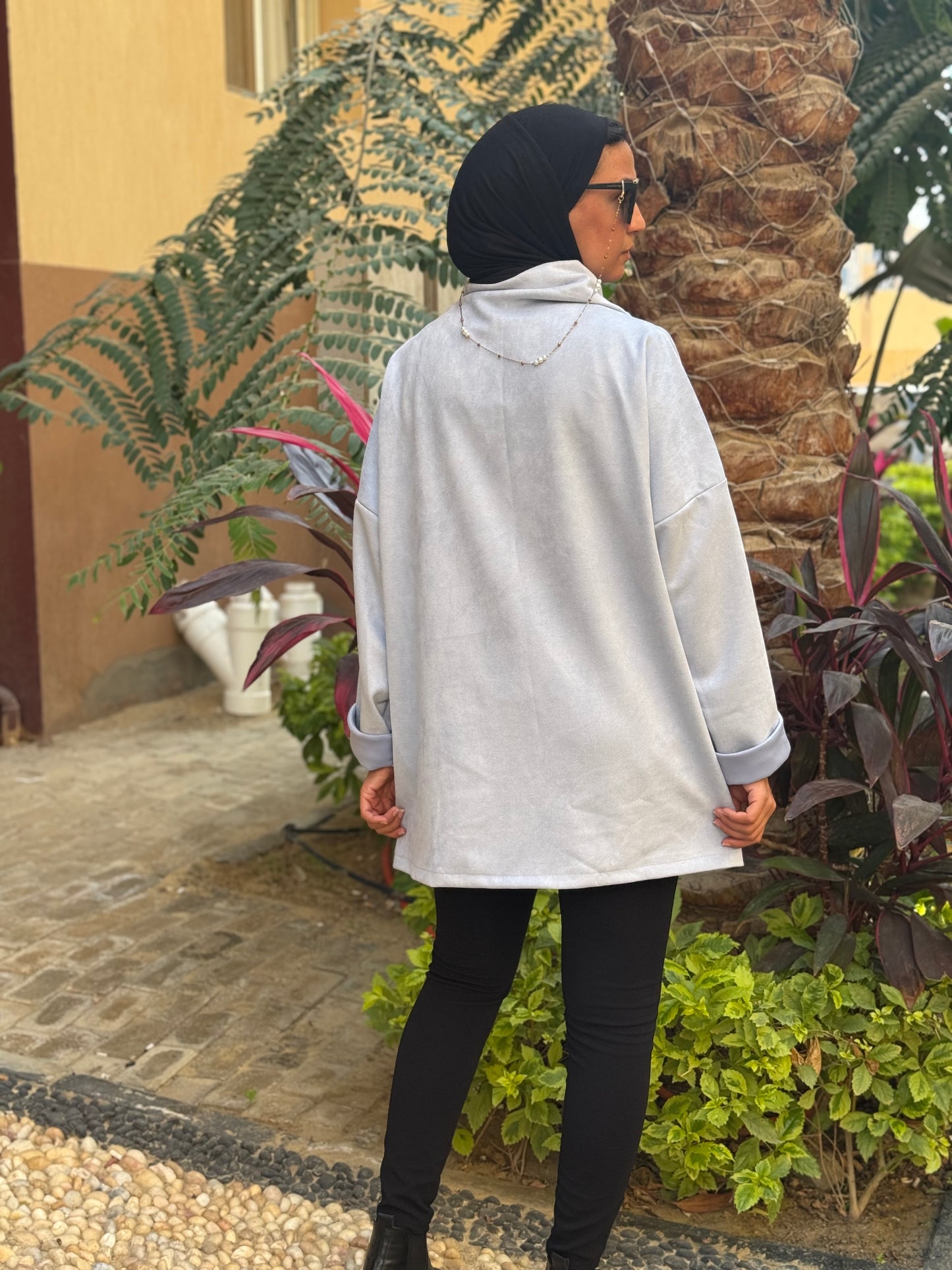 Drape Turtleneck Top