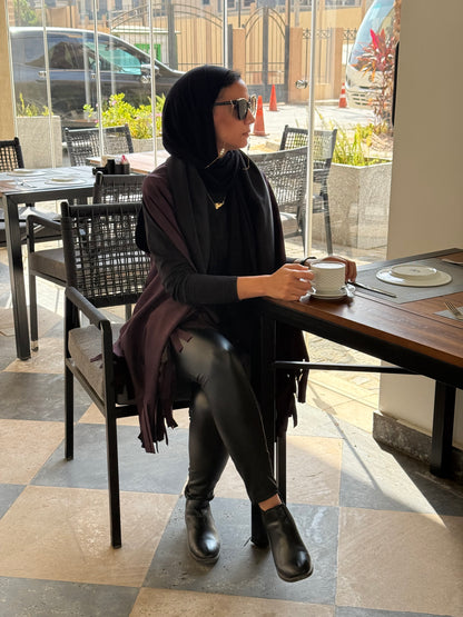 “Fringe Edge Fall Cape”