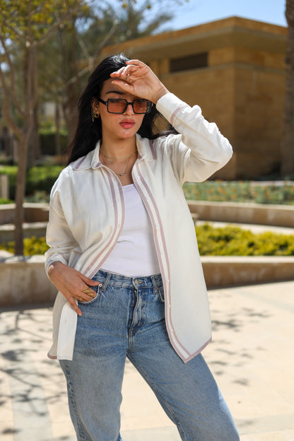Lavender Linen Shirt