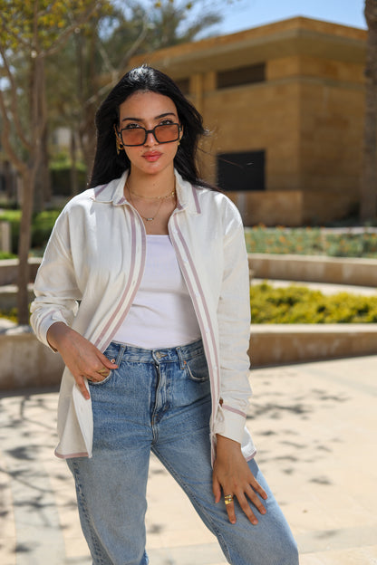 Lavender Linen Shirt