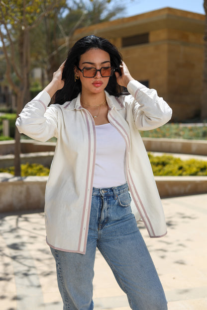 Lavender Linen Shirt