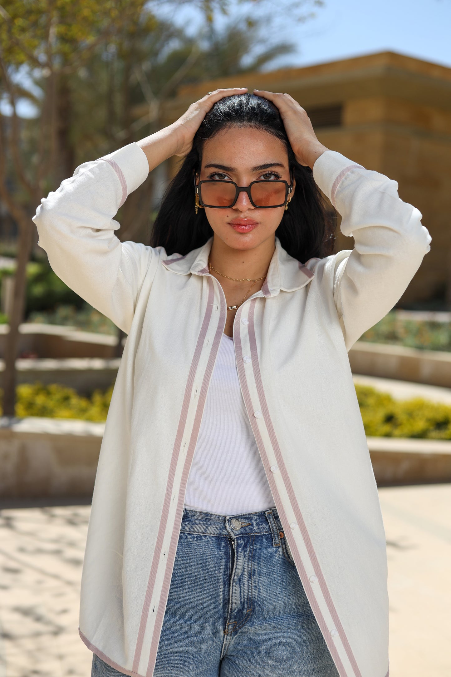 Lavender Linen Shirt