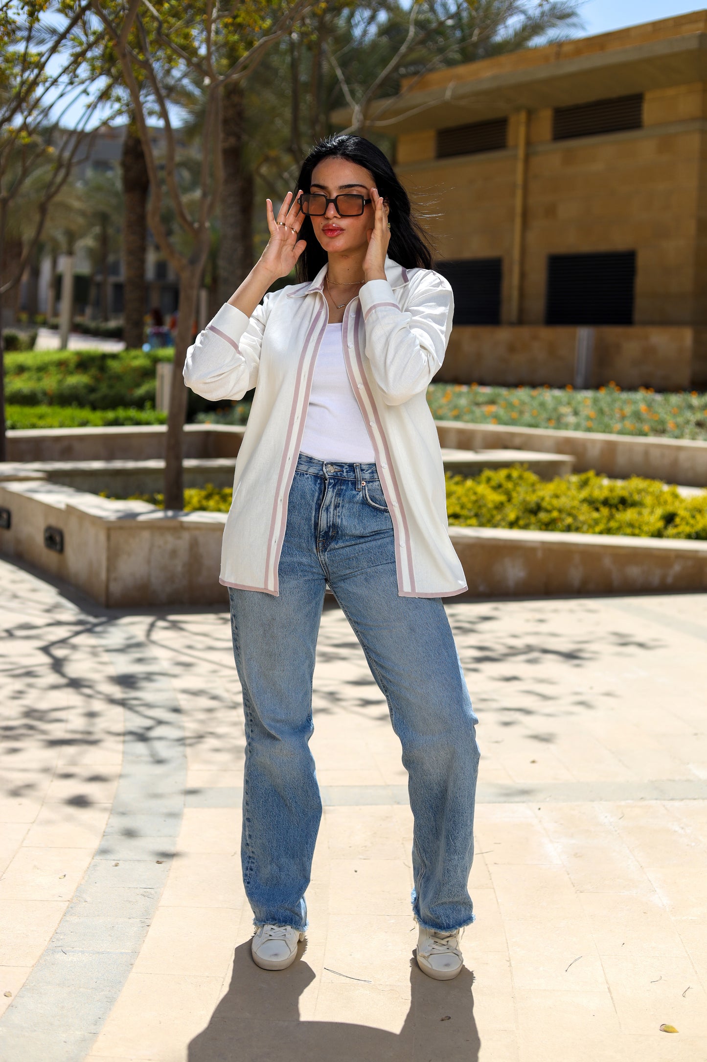 Lavender Linen Shirt