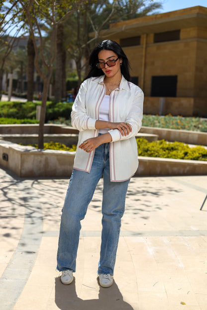 Lavender Linen Shirt