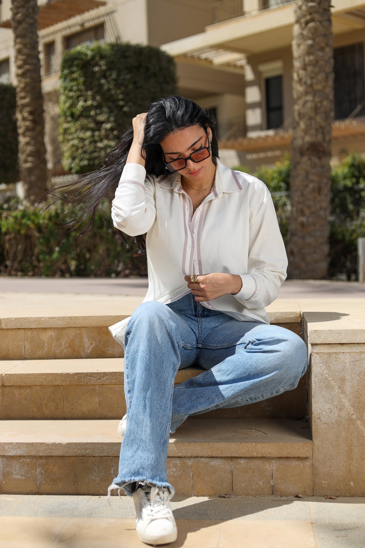 Lavender Linen Shirt