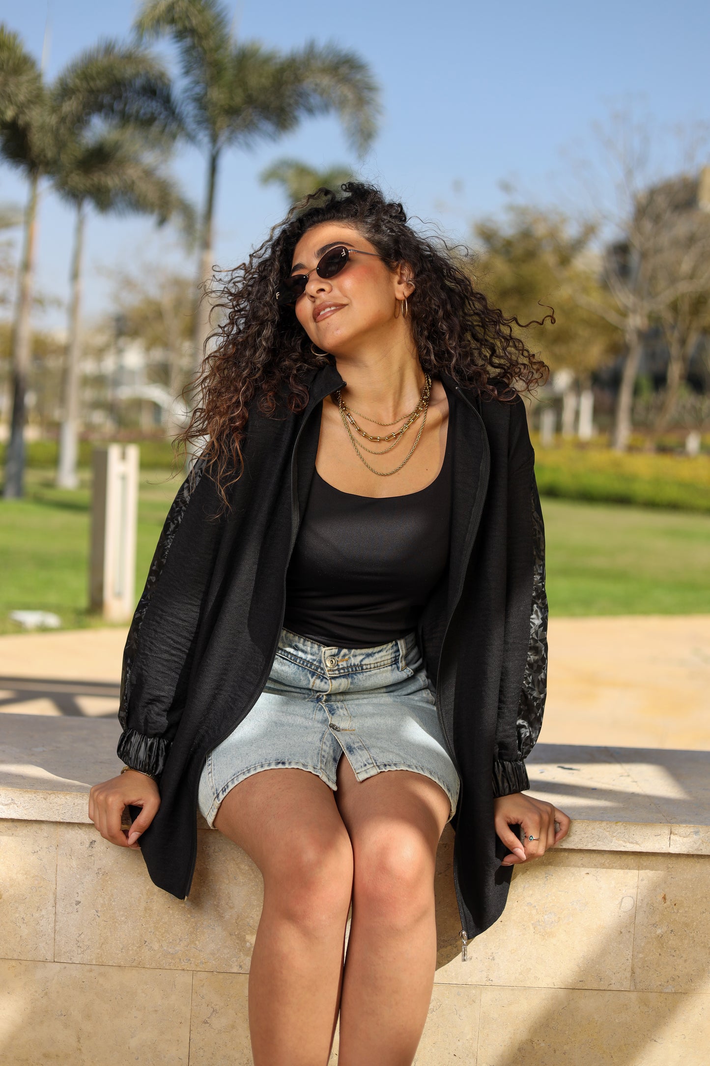 Black Urban Edge Hoodie