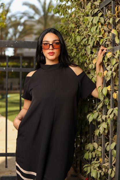 Black Flow Motion Jumpsuit
