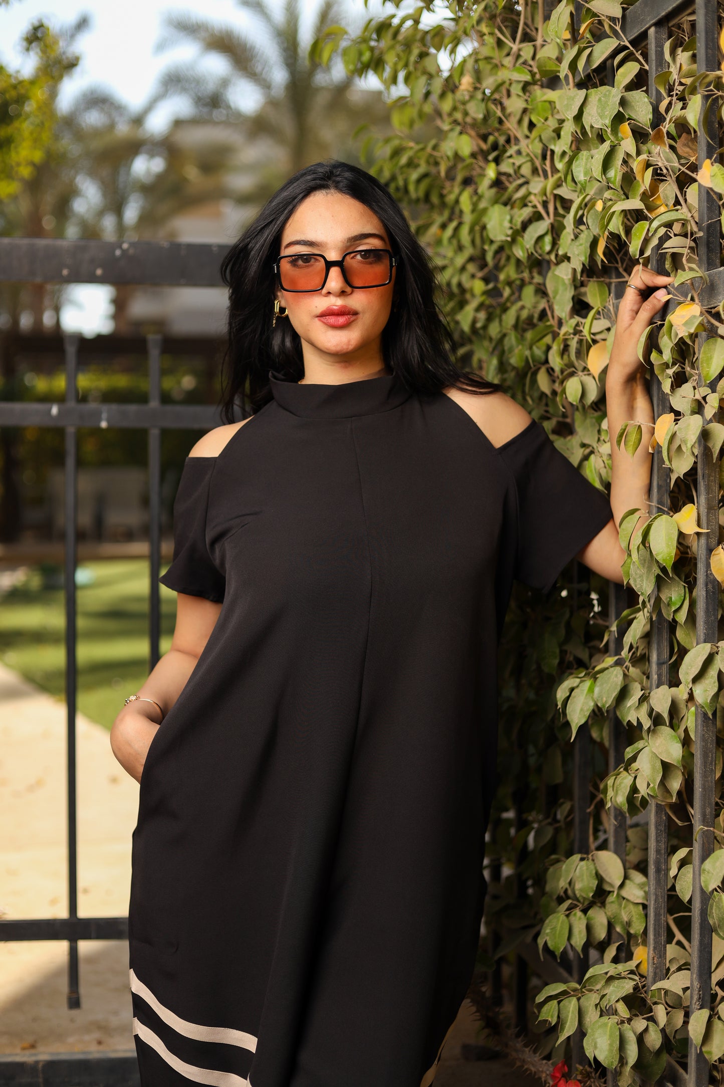 Black Flow Motion Jumpsuit