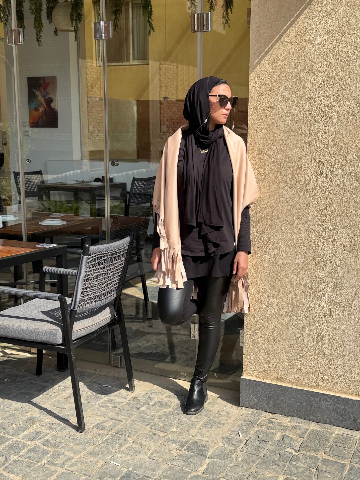 “Fringe Edge Fall Cape”