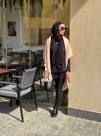 “Fringe Edge Fall Cape”