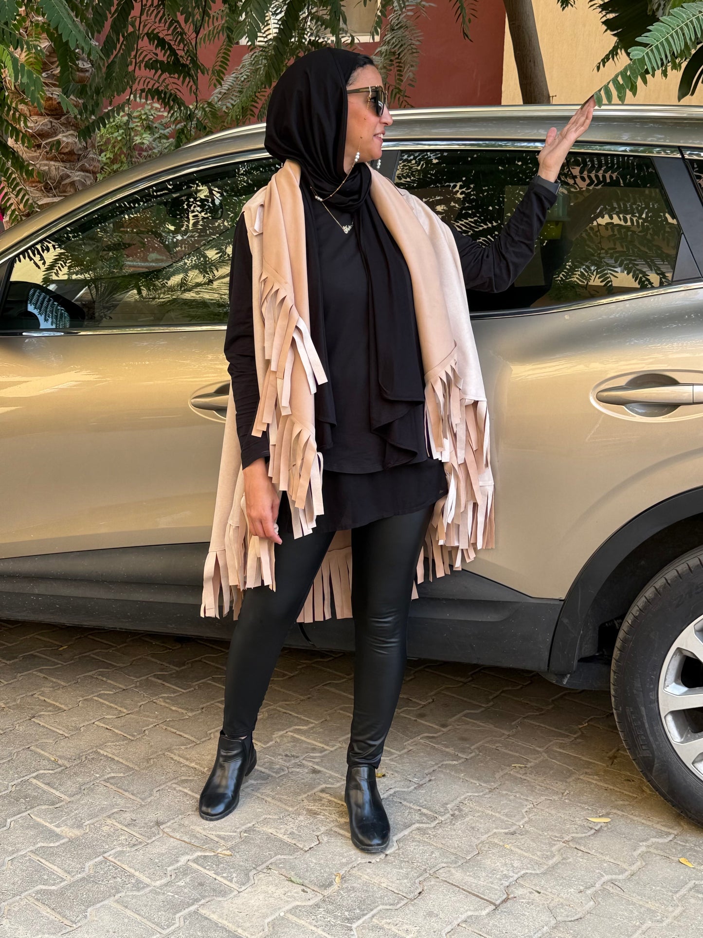 “Fringe Edge Fall Cape”