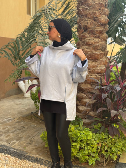 Drape Turtleneck Top