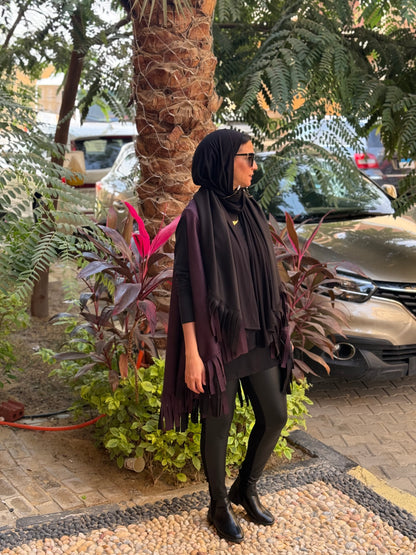 “Fringe Edge Fall Cape”