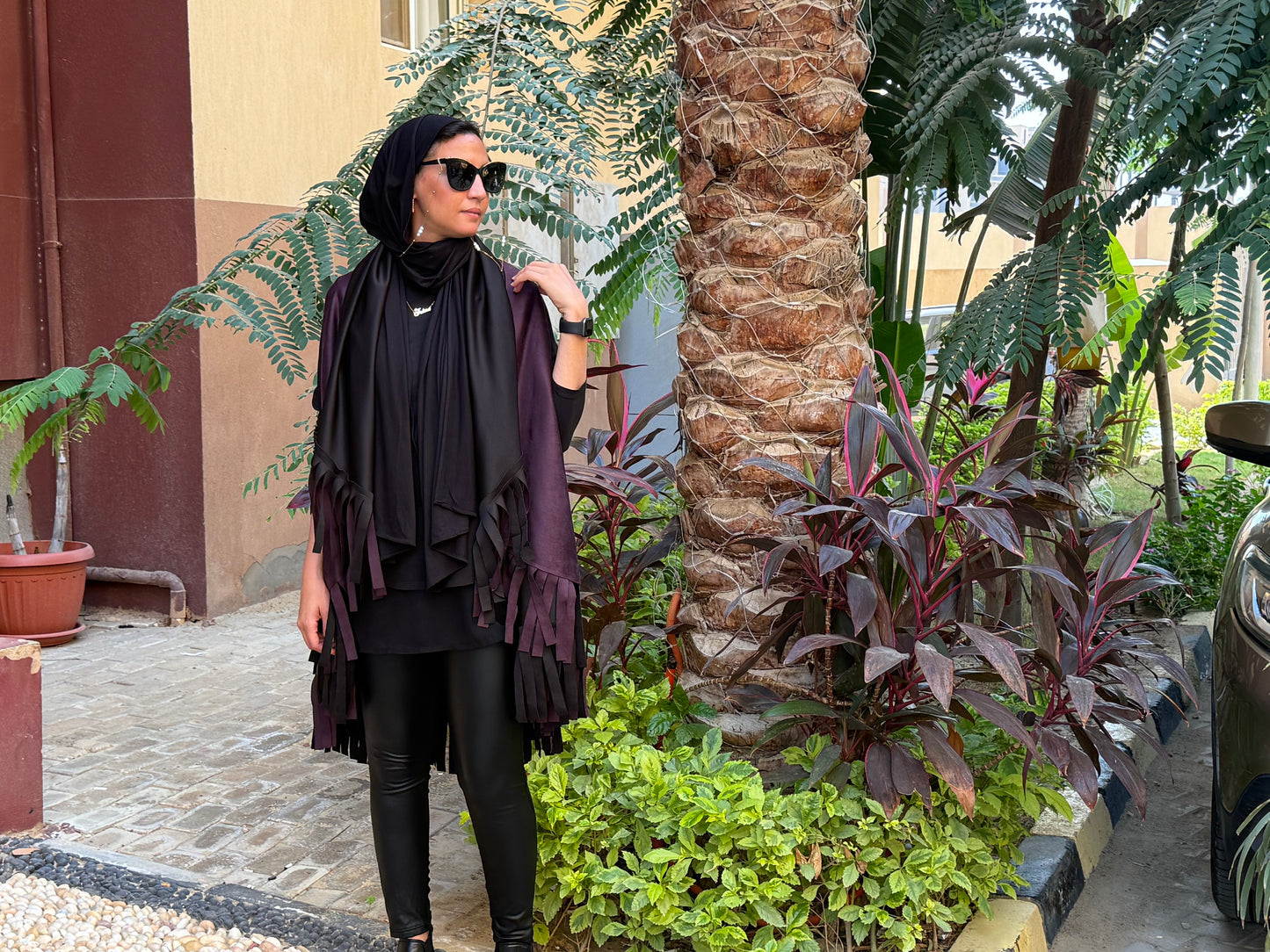 “Fringe Edge Fall Cape”