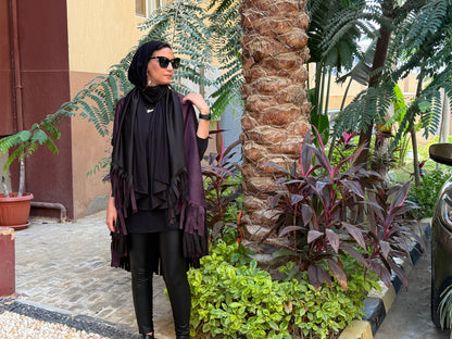 “Fringe Edge Fall Cape”