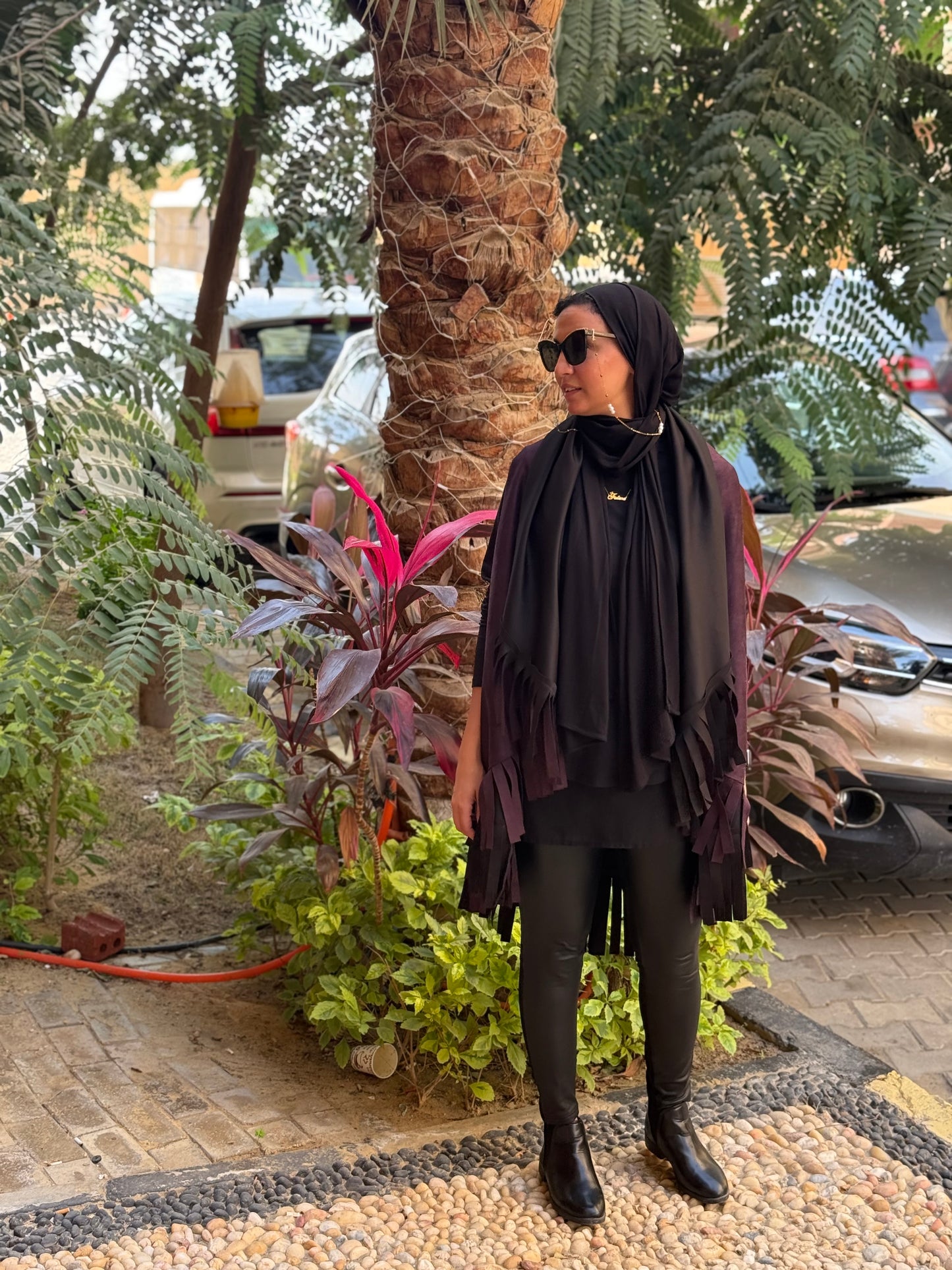 “Fringe Edge Fall Cape”