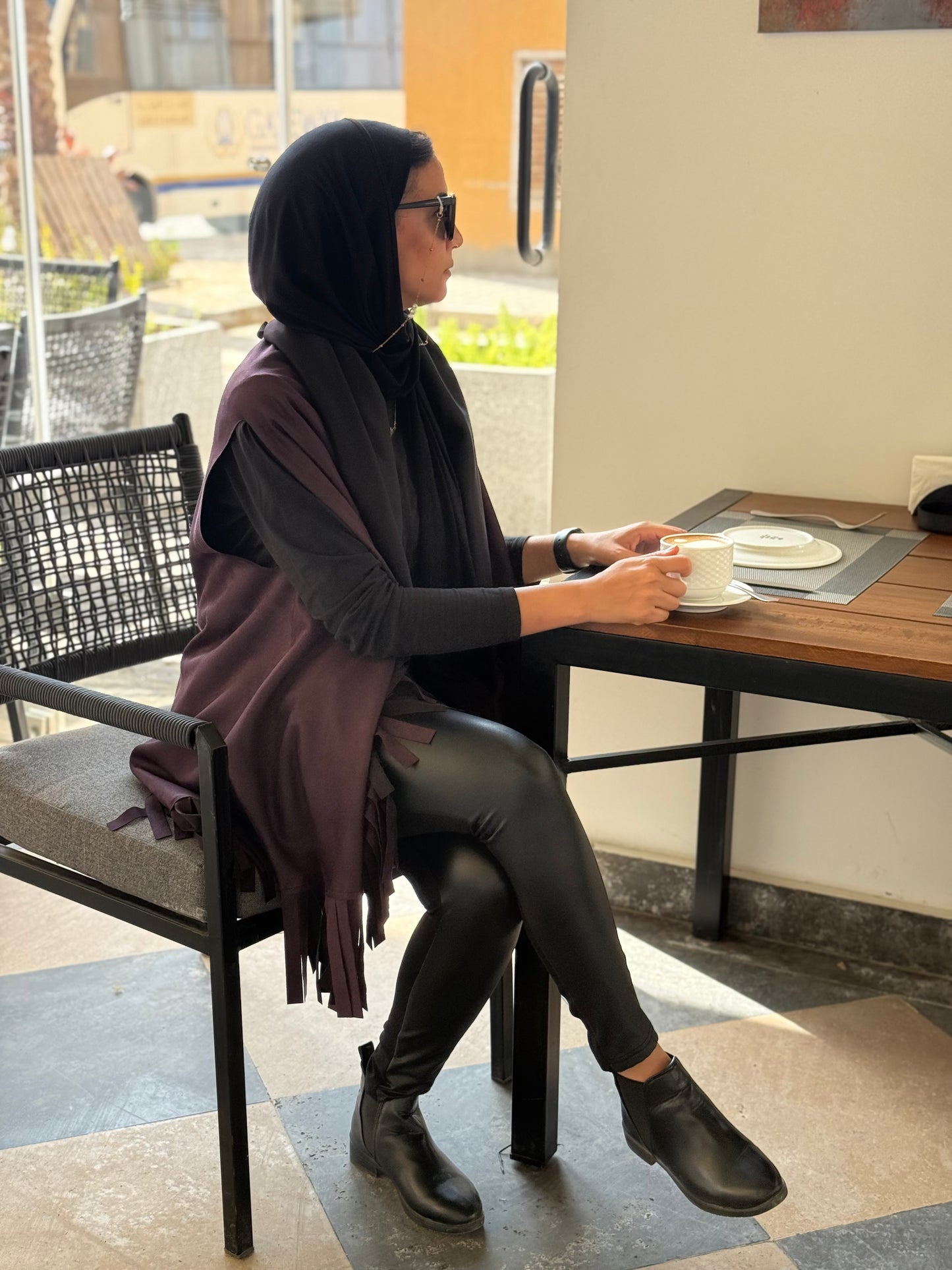 “Fringe Edge Fall Cape”