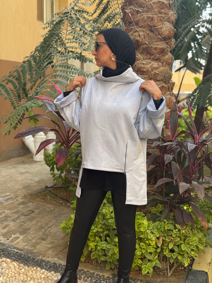 Drape Turtleneck Top