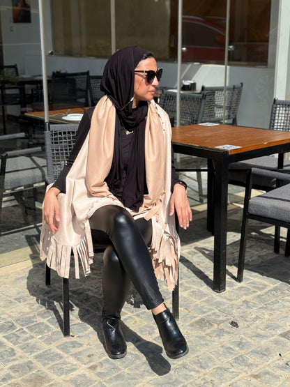 “Fringe Edge Fall Cape”