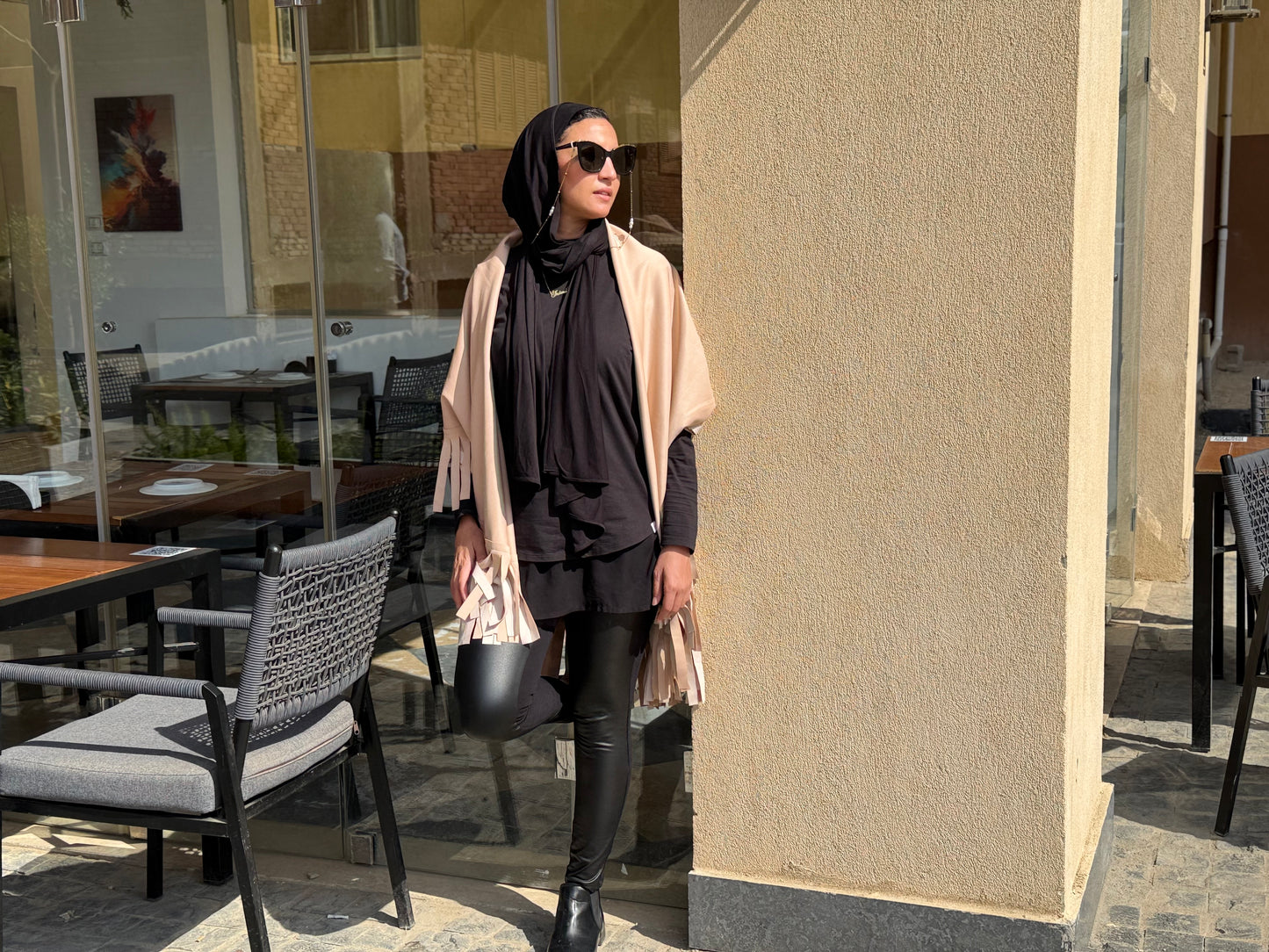 “Fringe Edge Fall Cape”